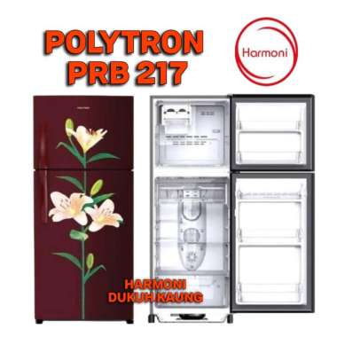 KULKAS POLYTRON 2 PINTU PRB 217 PRB 219 KULKAS 2 PINTU POLYTRON FREE ONGKIR SERANG 217 MERAH
