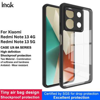 Case Xiaomi Redmi Note 13 5G/4G IMAK UX-9A Hybrid AirBags Casing Redmi Note 13 5G