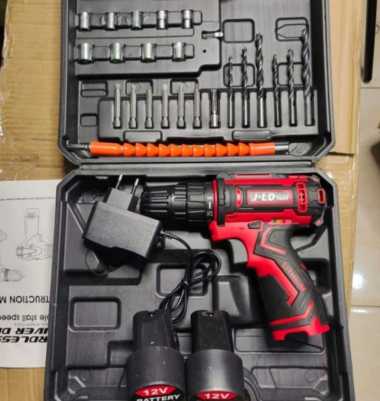 Bor cas 12 V set koper merk JLD - Merah