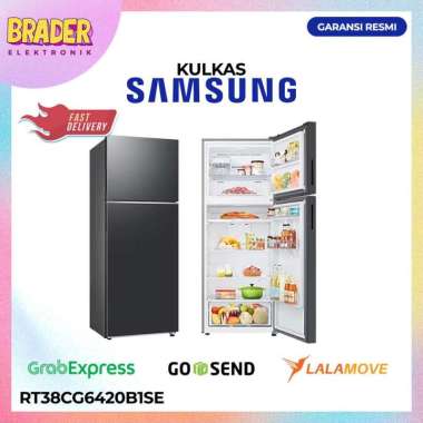 Kulkas 2 Pintu Ungkep Samsung RT38CG6420B1SE 393L RT38 Kulkas Ungkep
