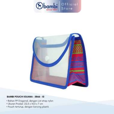 Bambi Zipper Bag / Map Dokumen / Map Organizer / Tas Arsip A5 - 5866
