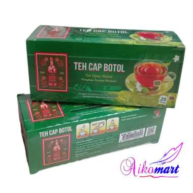 Teh Cap Botol Celup Isi 25 teabags Teh Hijau Melati