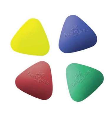 Faber-Castell Grip Eraser Triangle Pouch / Penghapus Segitiga