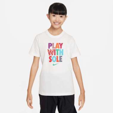Nike Sportswear Big Kids T-Shirt (FV5343-100) XS