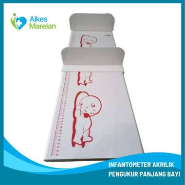 Pengukur Panjang Badan Bayi Akrilik / Infantometer ABS Alat Ukur Baby