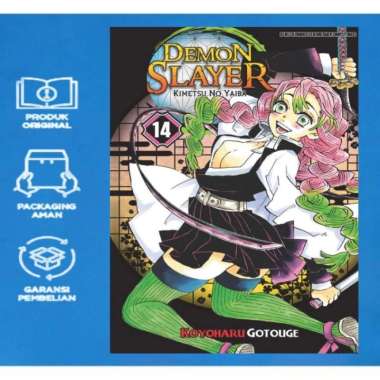 Komik Manga - DEMON SLAYER: Kimetsu No Yaiba Vol 14 Multivariasi Multicolor