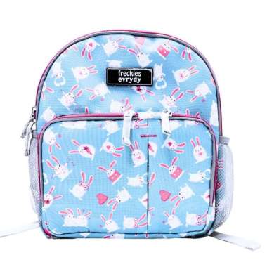 Bundling Freckles Evrydy Backpack Kids & Junior Rabbit - Tas sekolah anak couple