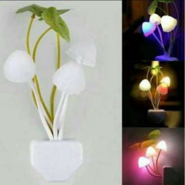 Lampu Jamur Led Bunga Flower Mushrooms Led Sensor Lampu Tidur
