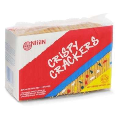 NISSIN CRISPY BISKUIT CRACKERS 225GR NS 10pc x 30gr