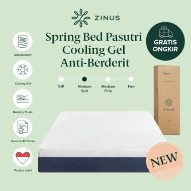 Kasur Spring Bed Zinus 'Pasutri' My Gel Memory Foam Anti-Berderit 180 x 200
