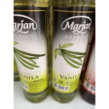 Marjan Boudoin Sirup rasa Vanila 460ml HALAL MUI BPOM - HARGA PROMO