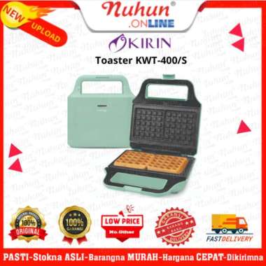 KIRIN KWT-400S Pemanggang Waffle Kotak - Toaster Waffle Kirin