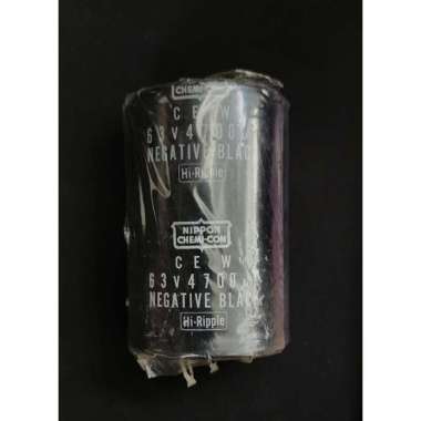 Elco 4700uf 63v Nippon Chemicon Hi-Ripple Diameter 5cm Tinggi 7.3cm - Original