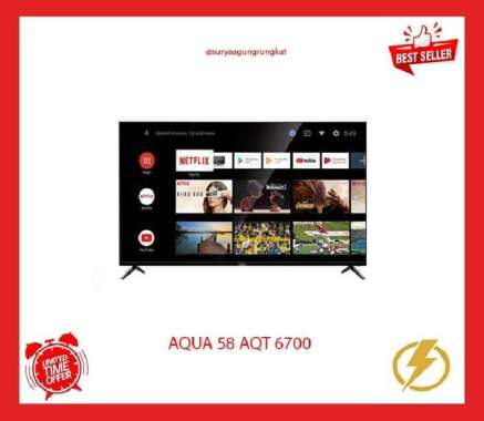 DIGITAL LED TV AQUA 58 INCH SMART ANDROID - 58 AQT 6700