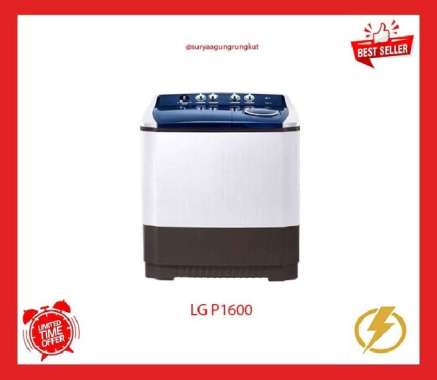 MESIN CUCI LG 2 TABUNG 16 KG WATT - P1600