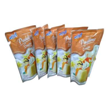 Bundle 5 Pcs - Puding Pudding Susu Bubuk Nutrijell Nutrijel Rasa Karamel Caramel