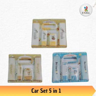 Car Set 5 in 1 ( Doraemon Snoopy Pooh Mickey Hello Kitty ) Snoopy