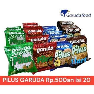 snack pilus garuda 500an 1 pack isi 20 rumput laut