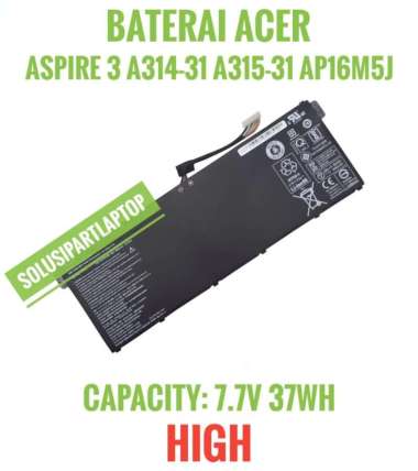 Baterai acer aspire A314-31 A314-32 A314-33 A315-51 AP16M5J AP16M5J HIGH