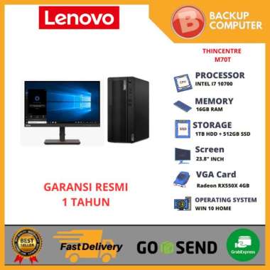 PC LENOVO THINKCENTRE M70T D900 INTEL i7-10700 16GB RAM / RX550X 4GB