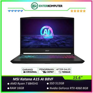 MSI Katana A15 AI B8VF (9S7-158N31-414) - Ryzen 7 8845HS RAM 16GB