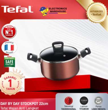 Tefal Day by Day Stockpot 22cm+lid