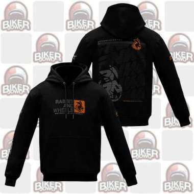 Torque Hoodie Motor Rabbit And Wheels Bikers Jacket Hits Strike Trend Jamper Bikers Hoodie Hits Bapa