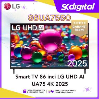 TV LG 86UA7550 TV 86 Inch UHD AI 4K Smart TV 86UA7550PSA