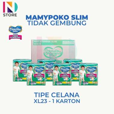 MamyPoko Pants Xtra Kering Slim S32/M30/L28/XL23 1 KARTON ISI 6 BALL (Tidak Gembung) MPP SLIM XL23 1