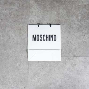 Tas PAPER BAG MOSCHINO 100% ORIGINAL size M