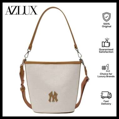 Classic Monogram Jacquard Bucket Bag - NY Cream