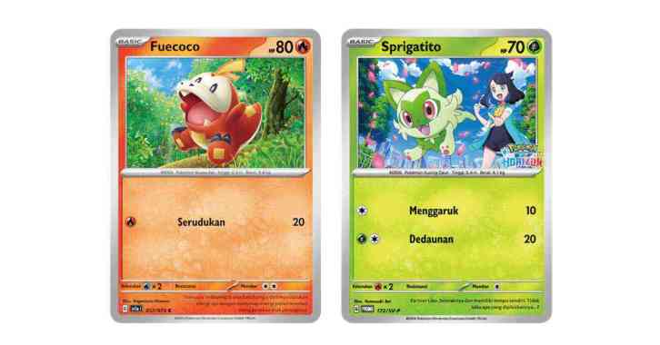 Pokemon TCG Sprigatito & Fuecoco Horizon Bundle (Promo Card)