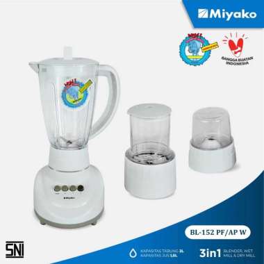 Blender Plastik Miyako BL152PL/APW 1.5Liter 300Watt