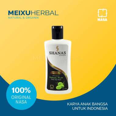 Shanas Shampoo Original Nasa - Shampoo Shanas Anti Uban - Shampoo Rambut Rontok Parah - Sampo Penghi