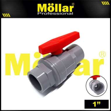 BLITZ 931-HD Ball Valve 1" PVC Polos Stop Kran Air Pipa Plastik