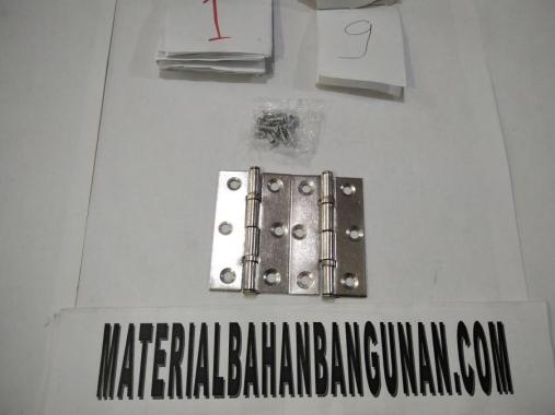 engsel pintu jendela 2.5 inch stainless hinge engsel kupu 62 mm