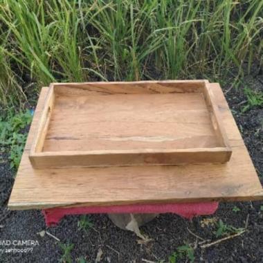 Nampan kayu jati XXL 60x40x5