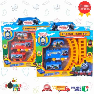 MAINAN ANAK TRACK KERETA TRAIN TERBARU THOMAS TOYO TERMURAH Baterai Gambar Thomas