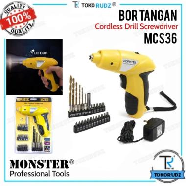 Mesin Bor Listrik Bor Tangan Obeng Baterai Cordless Drill Scewdriver