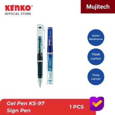 KENKO SIGNPEN KS-97 PENA TANDA TANGAN SIGNATURE SAKU KEMEJA 0.5MM MERAH