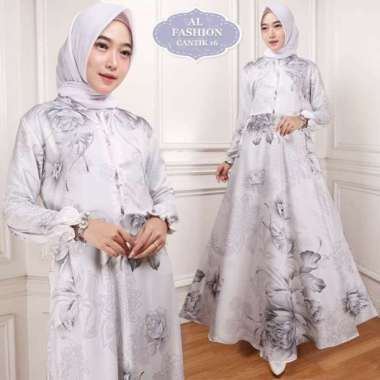 KGC569 - Busana Muslim Gamis Syari CANTIK 16 Bahan Maxmara Premium Multicolor