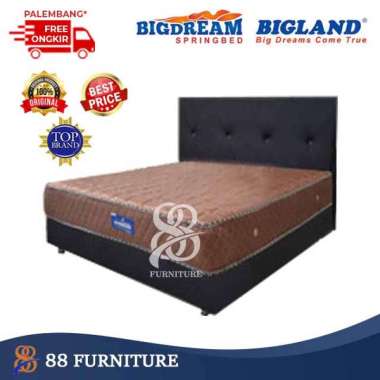 Full set Springbed BIGDREAM by Bigland Standar Polos | Kasur Big Land | Matras Murah Awet Set Lokal