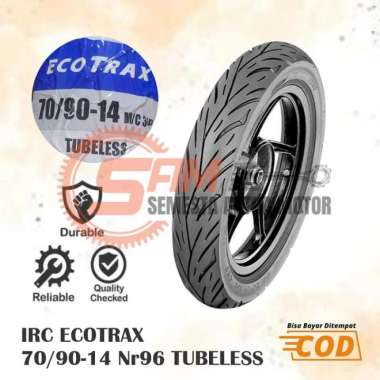 Ban Luar IRC 70/90-14 Ring 14 Ecotrax NR96 Tubeless Motor Matic Mio M3