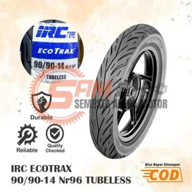 Ban Luar IRC 90/90-14 Ring 14 Ecotrax NR96 Tubeless Motor Matic Scoote