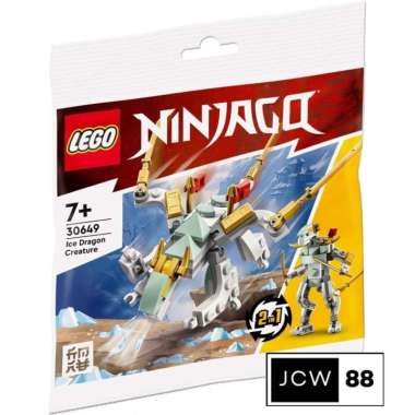 Lego 30649 Ninjago Ice Dragon Creature mainan anak ninjago naga es multi