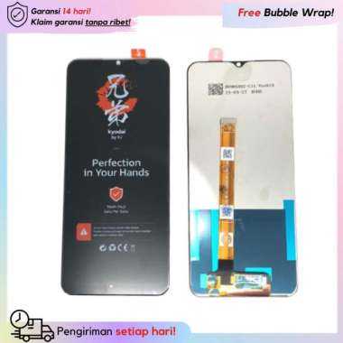 LCD + Touchscreen Oppo Realme C11 / C12 / C15 Ori Full Set - Hitam - Golden Crown Ori Super