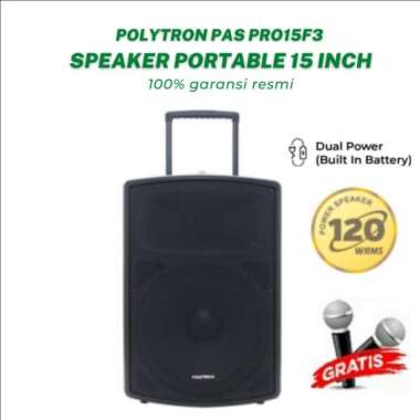 speaker aktif polytron pas pro15f3 speaker bluetooth karaoke 15 inch Multicolor