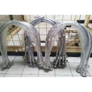 Besi Kamar Pas / Tiang Besi Tirai / Fitting Room / Kamar Pas Oval(Bh)