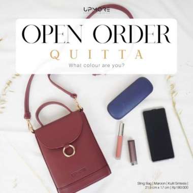 Tas wanita Sling Bag Spring | Tas Upmore Bag Maroon