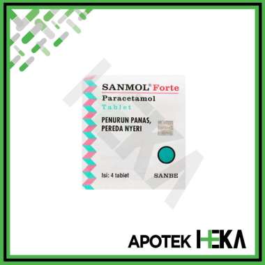 Sanmol Forte Tablet Paracetamol 650 mg Strip isi 4